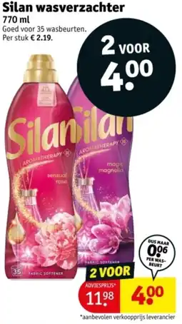 Kruidvat Silan wasverzachter aanbieding