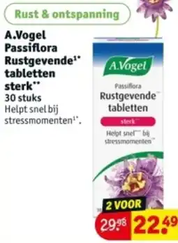 Kruidvat A.Vogel Passiflora Rustgevende tabletten sterk aanbieding