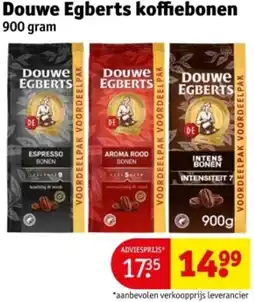 Kruidvat Douwe Egberts koffiebonen aanbieding