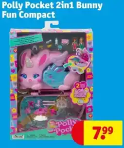 Kruidvat Polly Pocket 2in1 Bunny Fun Compact aanbieding