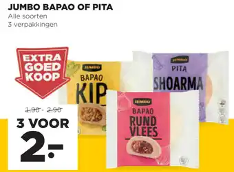 Jumbo Jumbo bapao of pita aanbieding