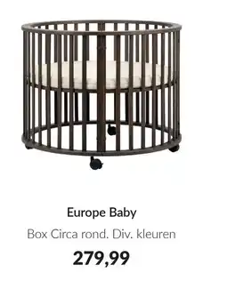 Babypark Europe Baby Box Circa rond aanbieding