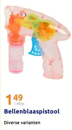 Action Bellenblaaspistool aanbieding