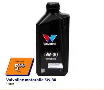 Action Valvoline motorolie 5W-30 aanbieding