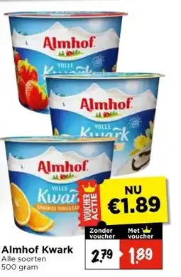 Vomar Voordeelmarkt Almhof Kwark aanbieding