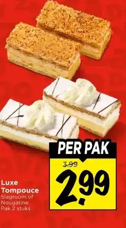 Vomar Voordeelmarkt Luxe Tompouce aanbieding