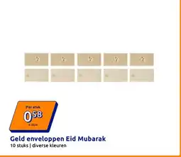 Action Geld enveloppen Eid Mubarak aanbieding