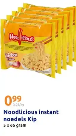Action Noodlicious instant noedels Kip aanbieding