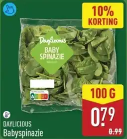ALDI Daylicious Babyspinazie aanbieding