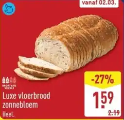 ALDI Luxe Vloerbrood Zonnebloem aanbieding
