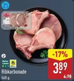 ALDI Ribkarbonade aanbieding