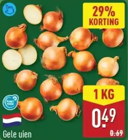 ALDI Gele Uien aanbieding