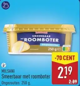 ALDI Milsani Smeerbaar met roomboter aanbieding