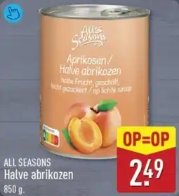 ALDI All Season Halve Abrikozen aanbieding