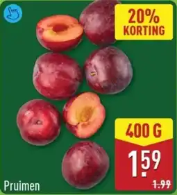ALDI Pruimen aanbieding