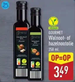 ALDI Gourmet Walnoot of Hazelnootolie aanbieding