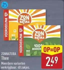 ALDI Zonnatura Thee aanbieding