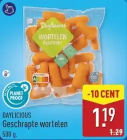 ALDI Daylicious Geschrapte Wortelen aanbieding