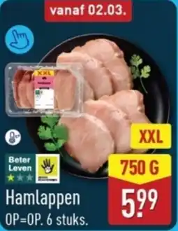 ALDI Hamlappen XXL aanbieding
