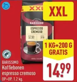 ALDI Barissimo Koffiebonen Espresso Cremoso aanbieding