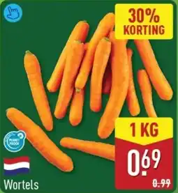 ALDI Wortels aanbieding
