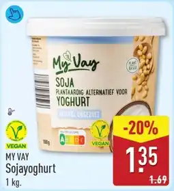 ALDI My Vay Sojayoghurt aanbieding