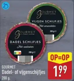 ALDI Gourmet Dadel of Vijgenschijfjes aanbieding