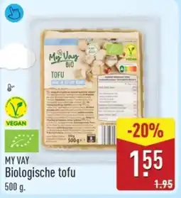 ALDI My vay biologische tofu aanbieding