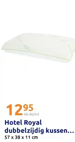 Action Hotel Royal dubbelzijdig kussen aanbieding