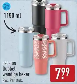 ALDI Crofton Dubbelwandige Beker aanbieding