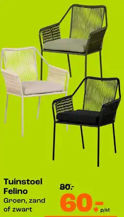 Kwantum Tuinstoel Felino aanbieding