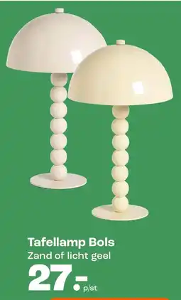 Kwantum Tafellamp Bols aanbieding