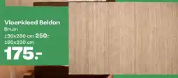 Kwantum Vloerkleed Beldon Bruin aanbieding