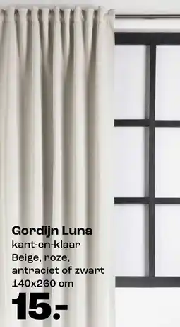 Kwantum Gordijn Luna aanbieding