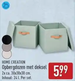 ALDI Home Creation Opbergdozen met Deksel aanbieding
