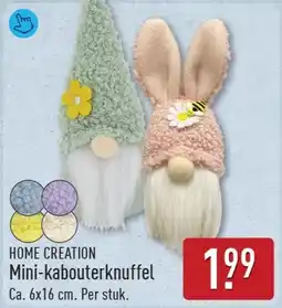 ALDI Home creation Mini-kabouterknuffel aanbieding