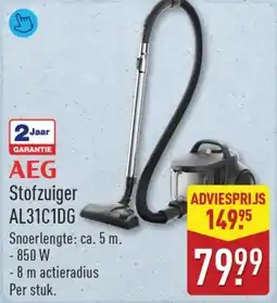 ALDI Aeg stofzuiger aanbieding