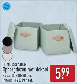 ALDI Opbergdozen met deksel aanbieding