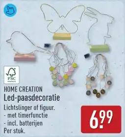 ALDI Home creation led-paasdecoratie aanbieding