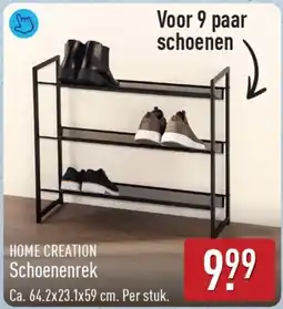 ALDI Home creation schoenenrek aanbieding