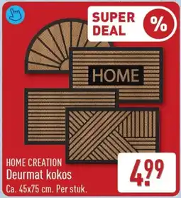 ALDI Deurmat kokos aanbieding