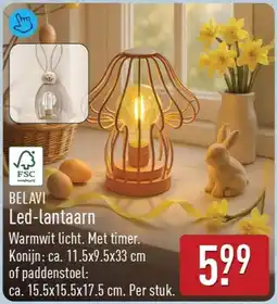 ALDI Belavi Led-lantaarn aanbieding