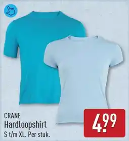 ALDI Crane hardloopshirt aanbieding