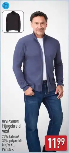 ALDI Up2fashion fijngebreid vest aanbieding