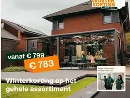 Tuinmaximaal Winterkorting op het gehele assortiment aanbieding