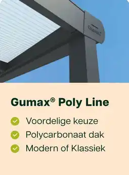 Tuinmaximaal Gumax Poly Line aanbieding