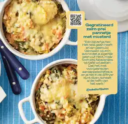 Boodschappen Gegratineerd zalm prei pannetje met mosterd aanbieding