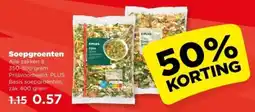 PLUS Soepgroenten aanbieding