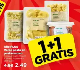 PLUS Alle PLUS Verse pasta en pastasauzen aanbieding