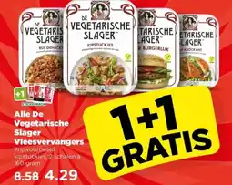 PLUS Alle De Vegetarische Slager Vleesvervangers aanbieding